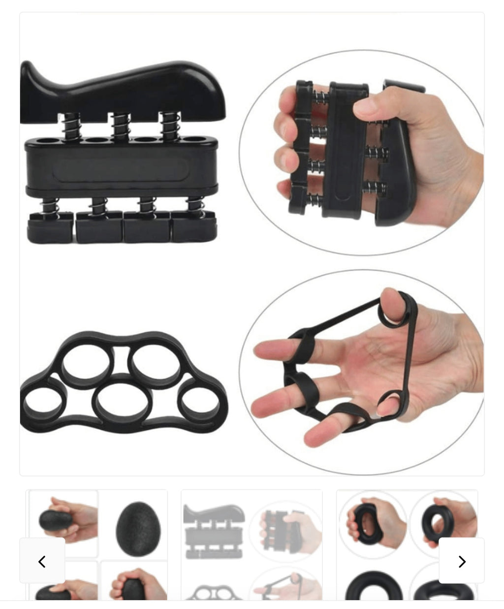 Hand gripper Pack مجموعة ادوات تمرين قبضة اليد