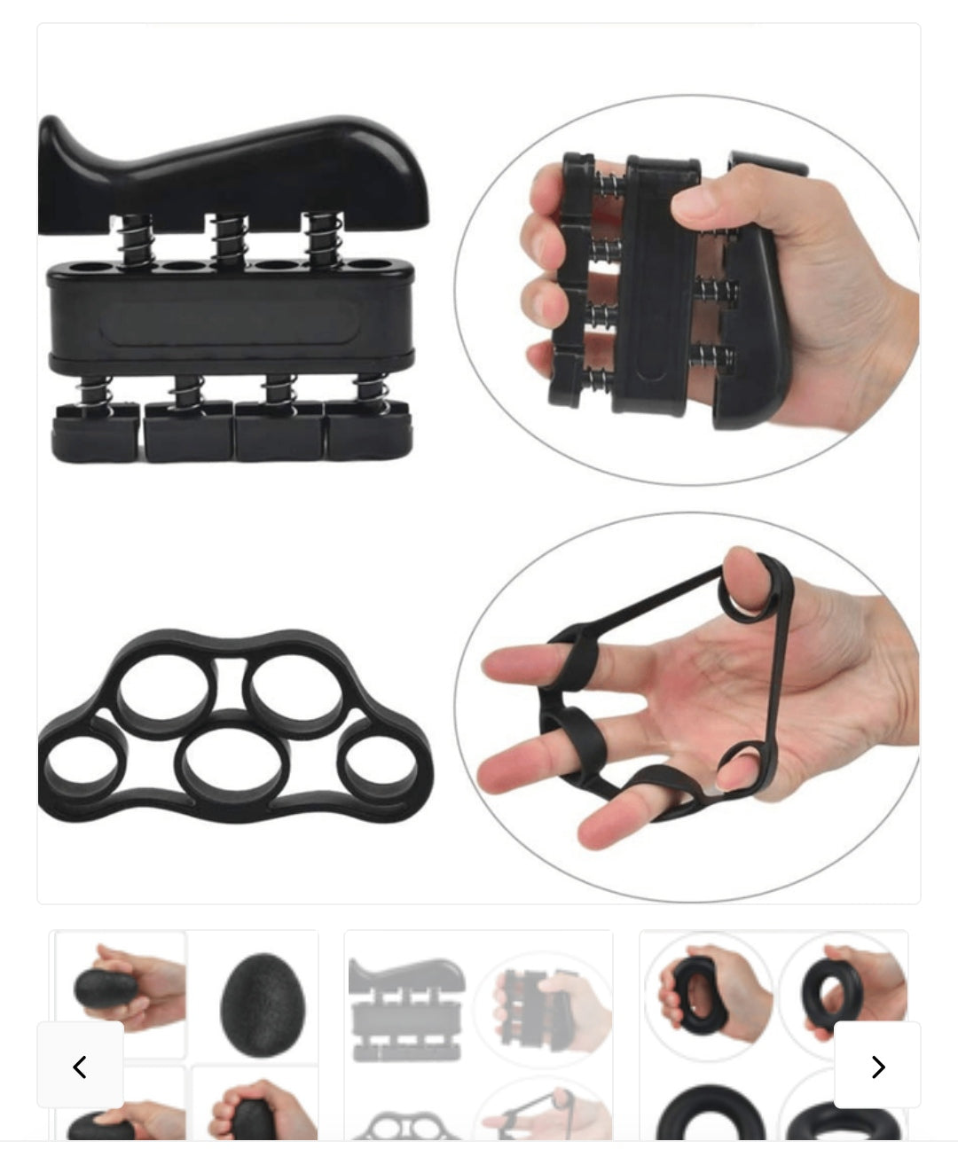 Hand gripper Pack مجموعة ادوات تمرين قبضة اليد